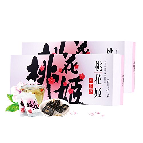 桃花姬即食阿胶糕 东阿阿胶固元膏75g*2